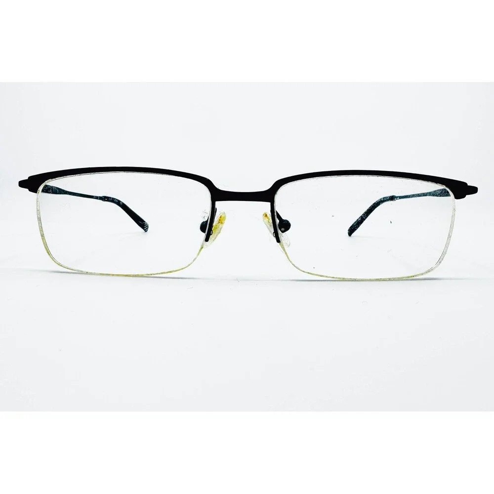 Guess Eyeglasses Mens Black Semi Rimless GU1857-3 B84 54-18-140
